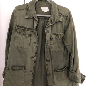 Caslon Military Green Utility Jacket